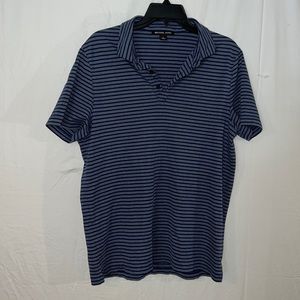 Men’s shirt, Michael Kors pinstripe, blue size large New